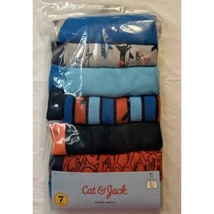 Cat & Jack Boys Boxer Briefs, 7 Pack, Multi Color Size XL 14 NWT, MSRP $21